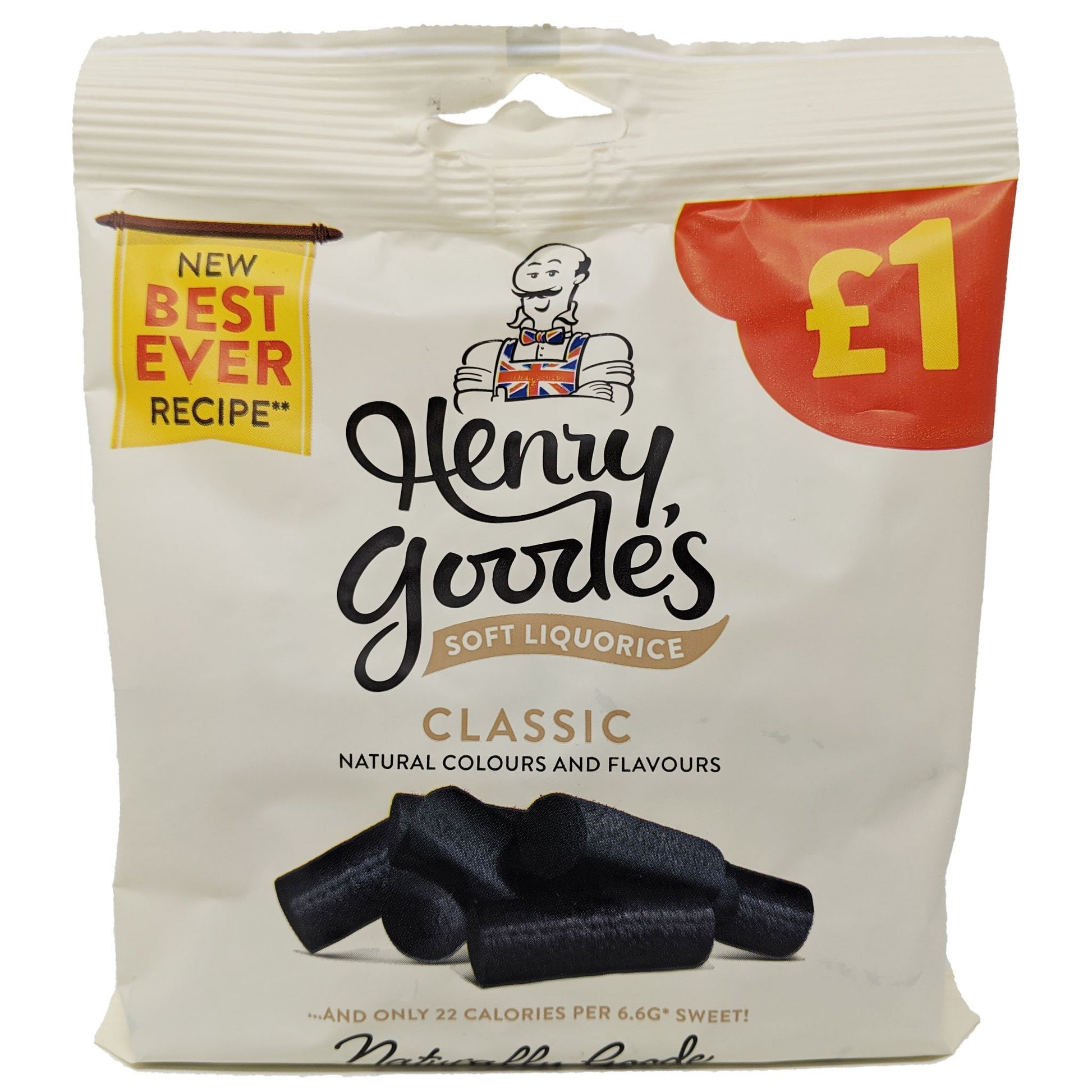 Henry Goode's Classic Soft Liquorice 140g - Blighty's British Store