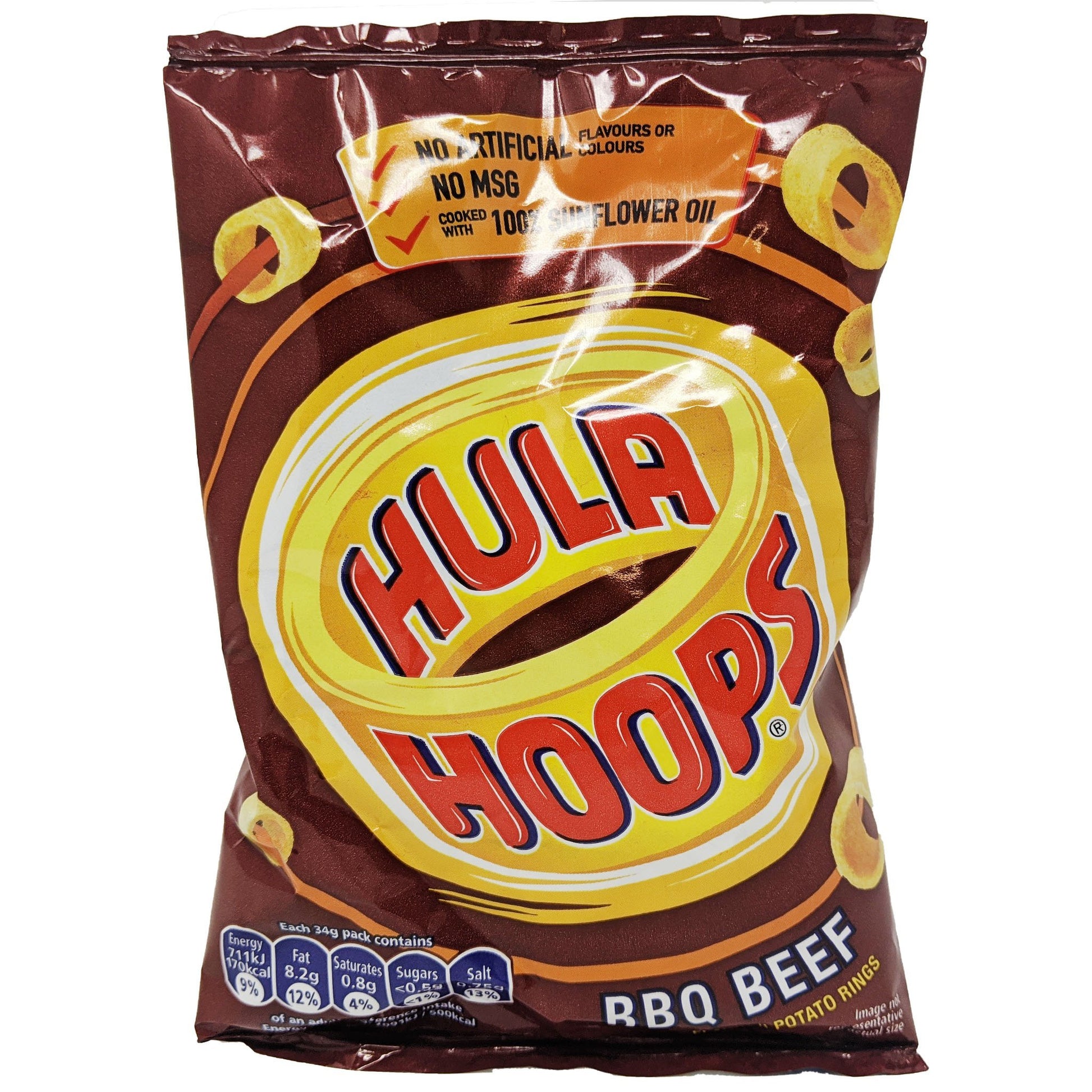 Hula Hoops BBQ Beef 34g - Blighty's British Store
