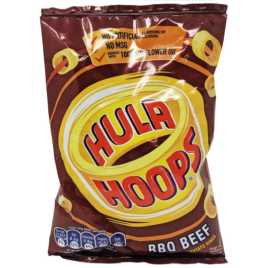 Hula Hoops BBQ Beef 34g - Blighty's British Store