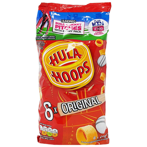 Hula Hoops Original 6 Pack (6 x 24g) - Blighty's British Store