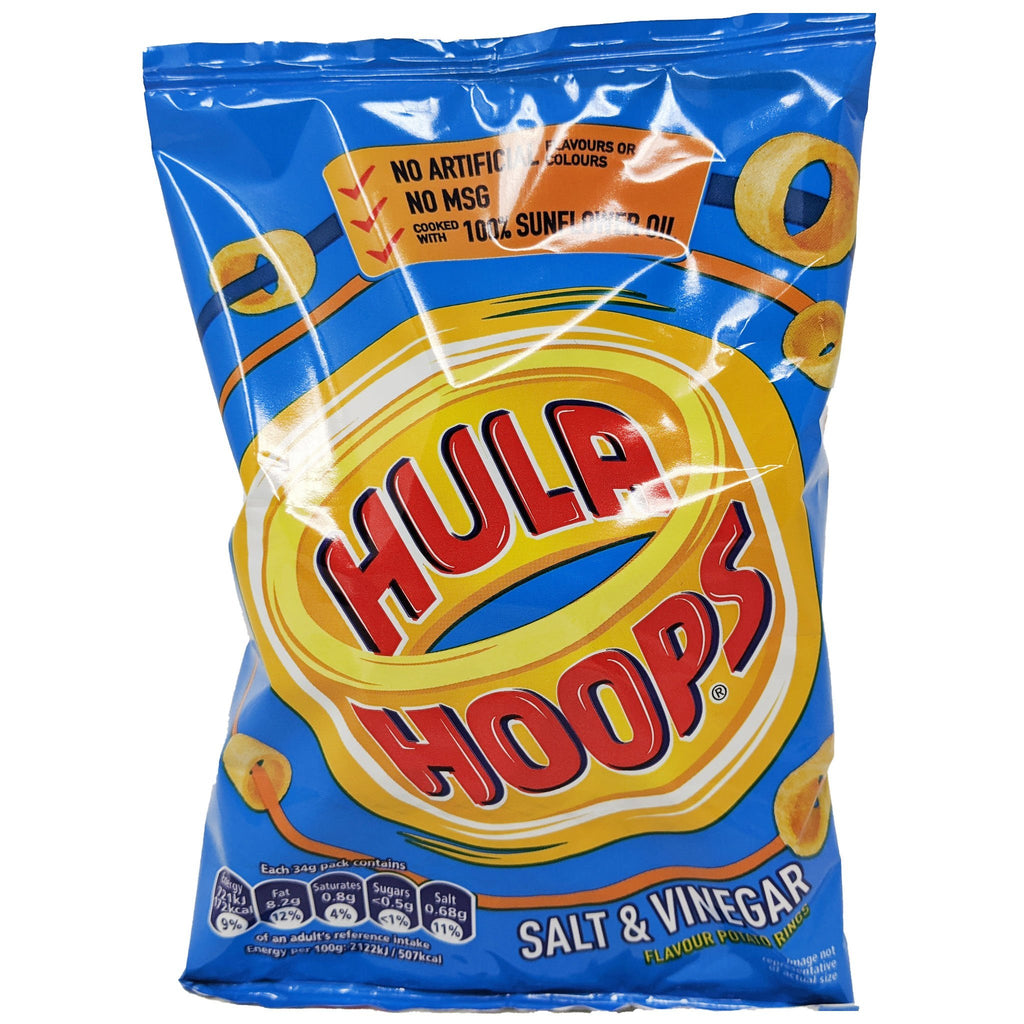 Hula Hoops Salt & Vinegar 34g – Blighty's British Store