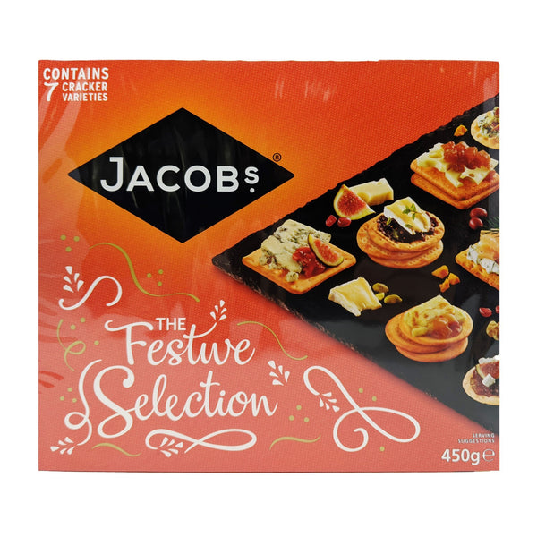 Jacob's Crackers The Festive Selection Box 450g - Blighty's British Store