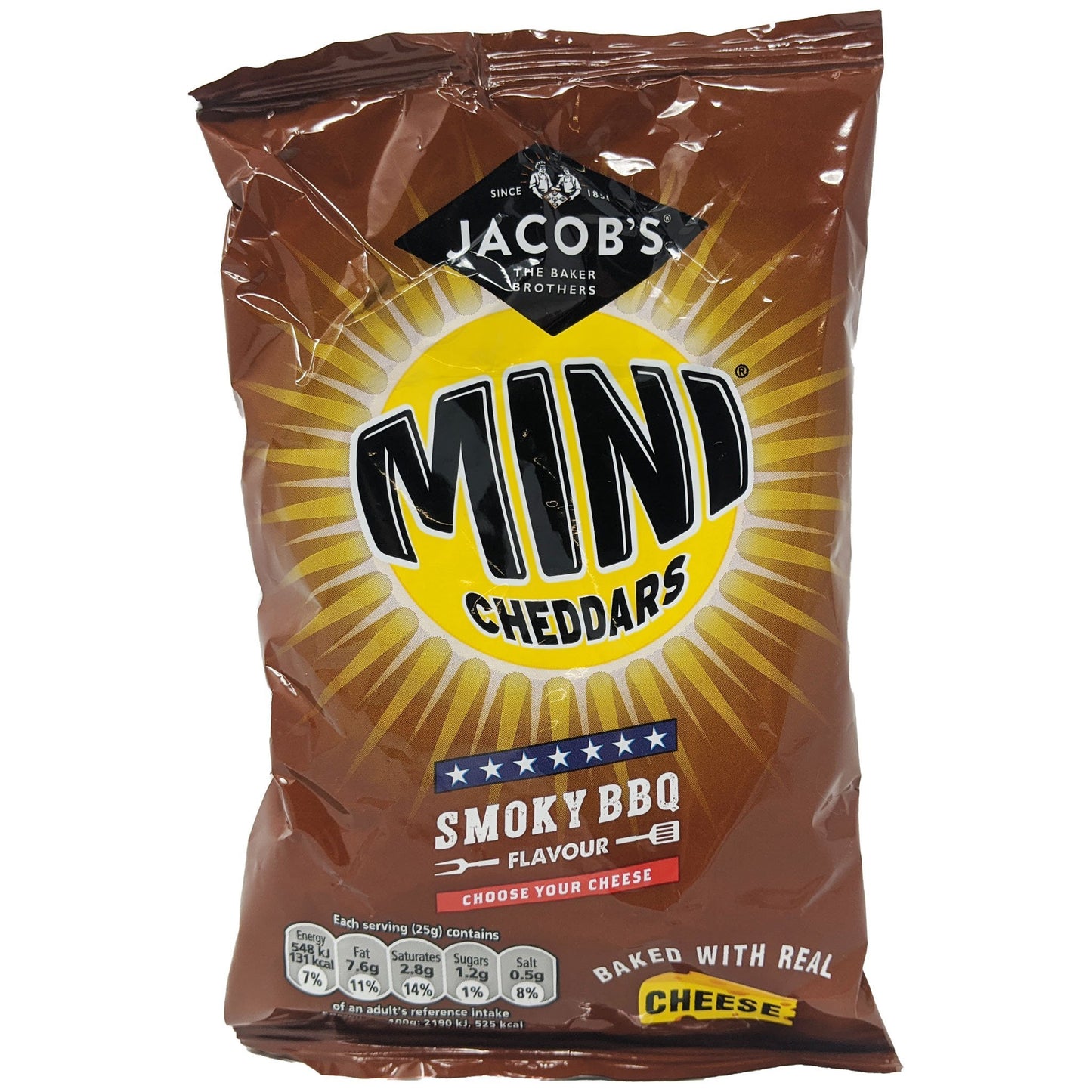 Jacob's Mini Cheddars Smoky BBQ 50g - Blighty's British Store