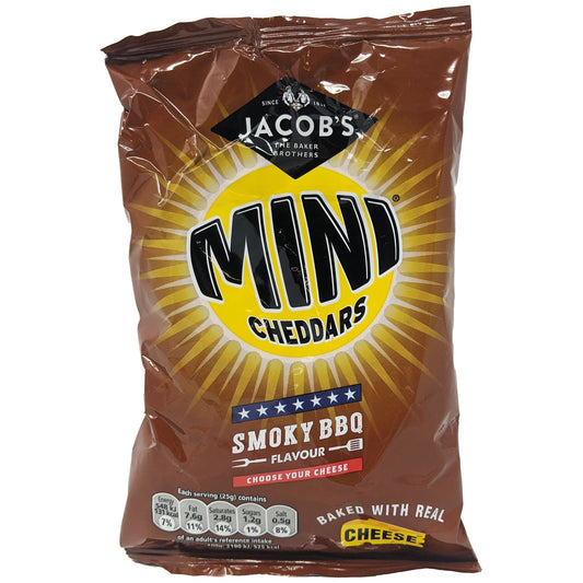 Jacob's Mini Cheddars Smoky BBQ 50g - Blighty's British Store