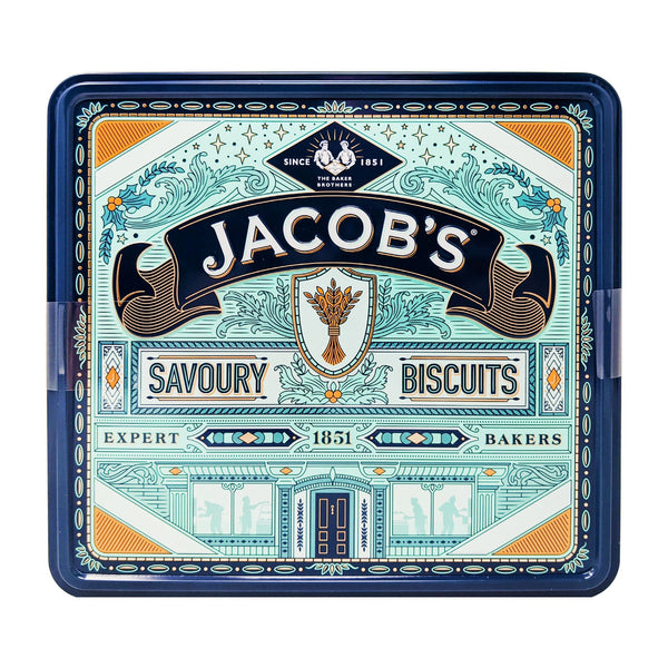 Jacob's Savoury Biscuits Heritage Tin 300g - Blighty's British Store