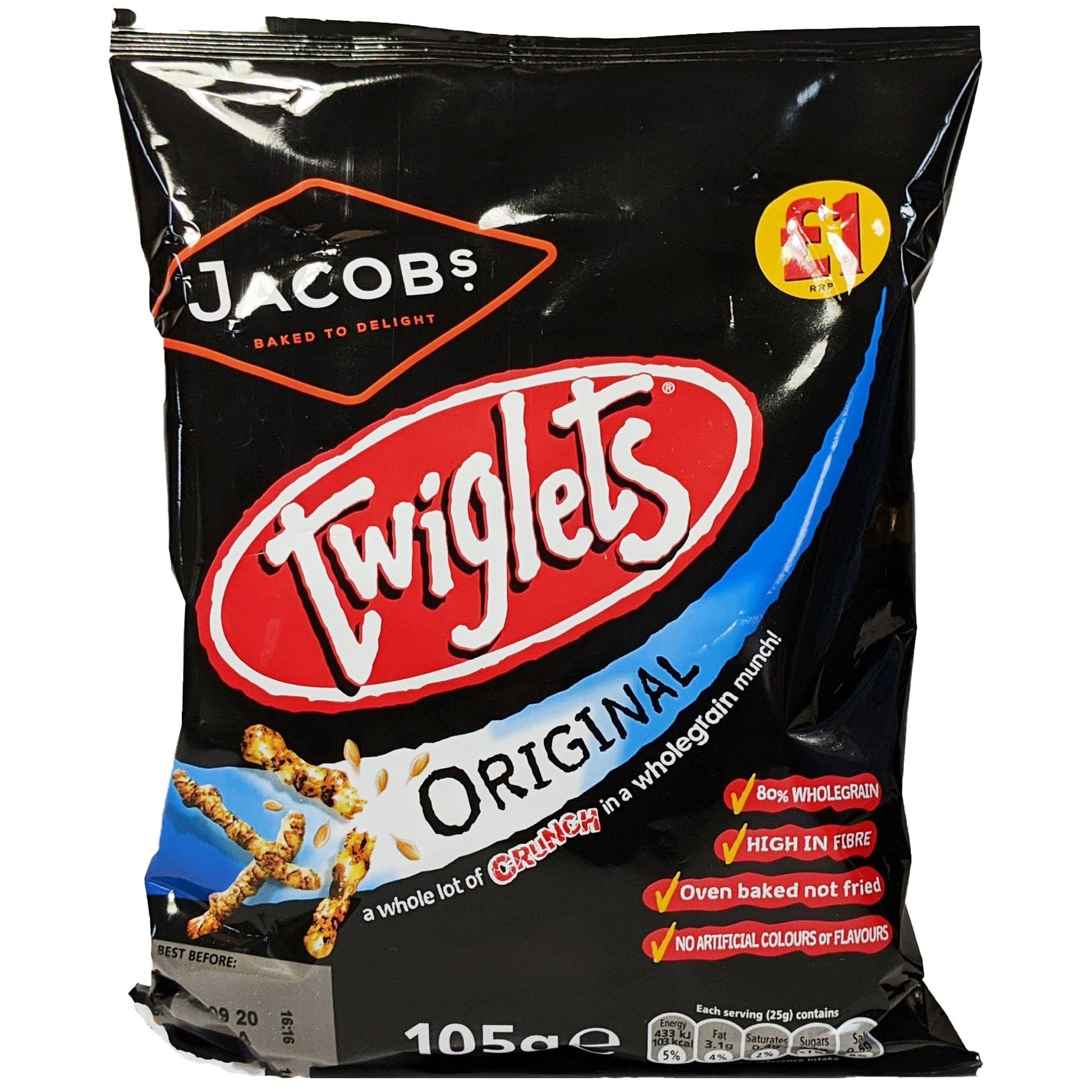 Jacob's Twiglets 105g - Blighty's British Store
