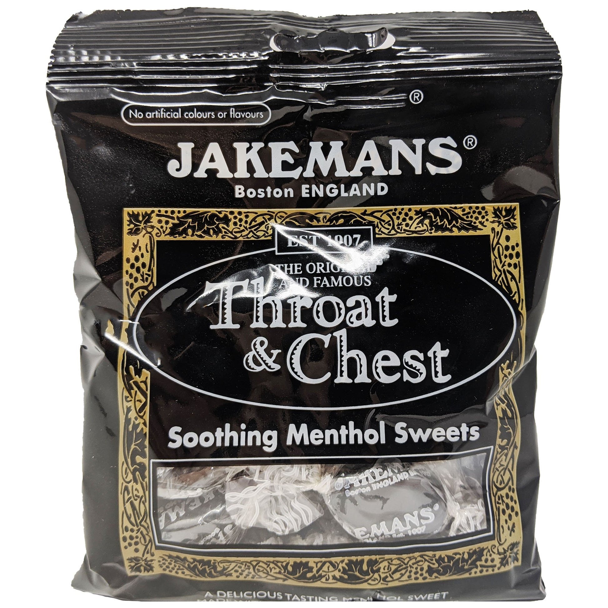 Jakemans Throat & Chest Menthol 100g - Blighty's British Store
