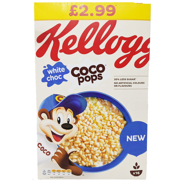 Kellogg's Coco Pops White Chocolate 480g - Blighty's British Store