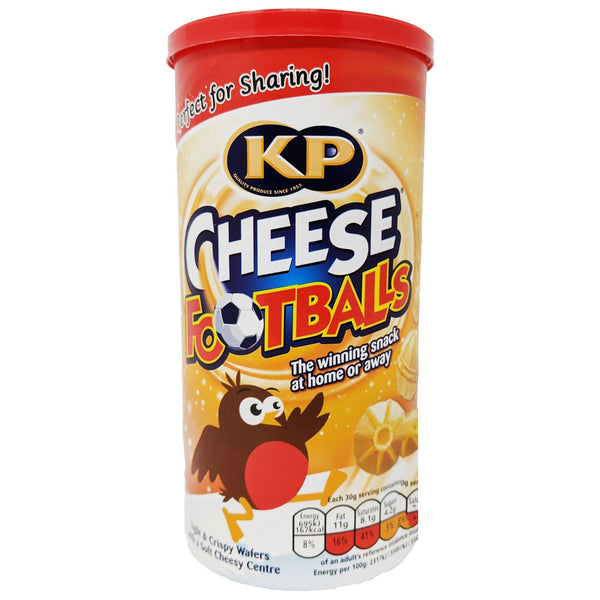 KP Cheese Footballs 142g - Blighty's British Store