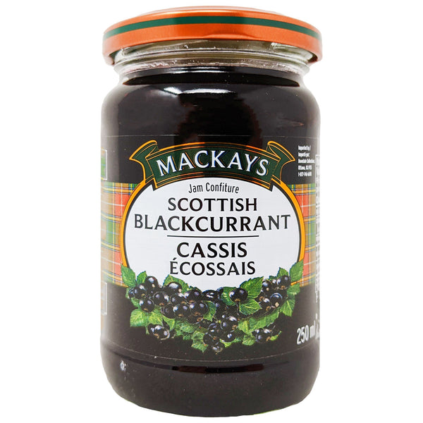 Mackays Scottish Blackcurrant Jam 250ml - Blighty's British Store