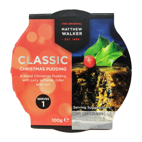 Matthew Walker Classic Christmas Pudding 100g - Blighty's British Store