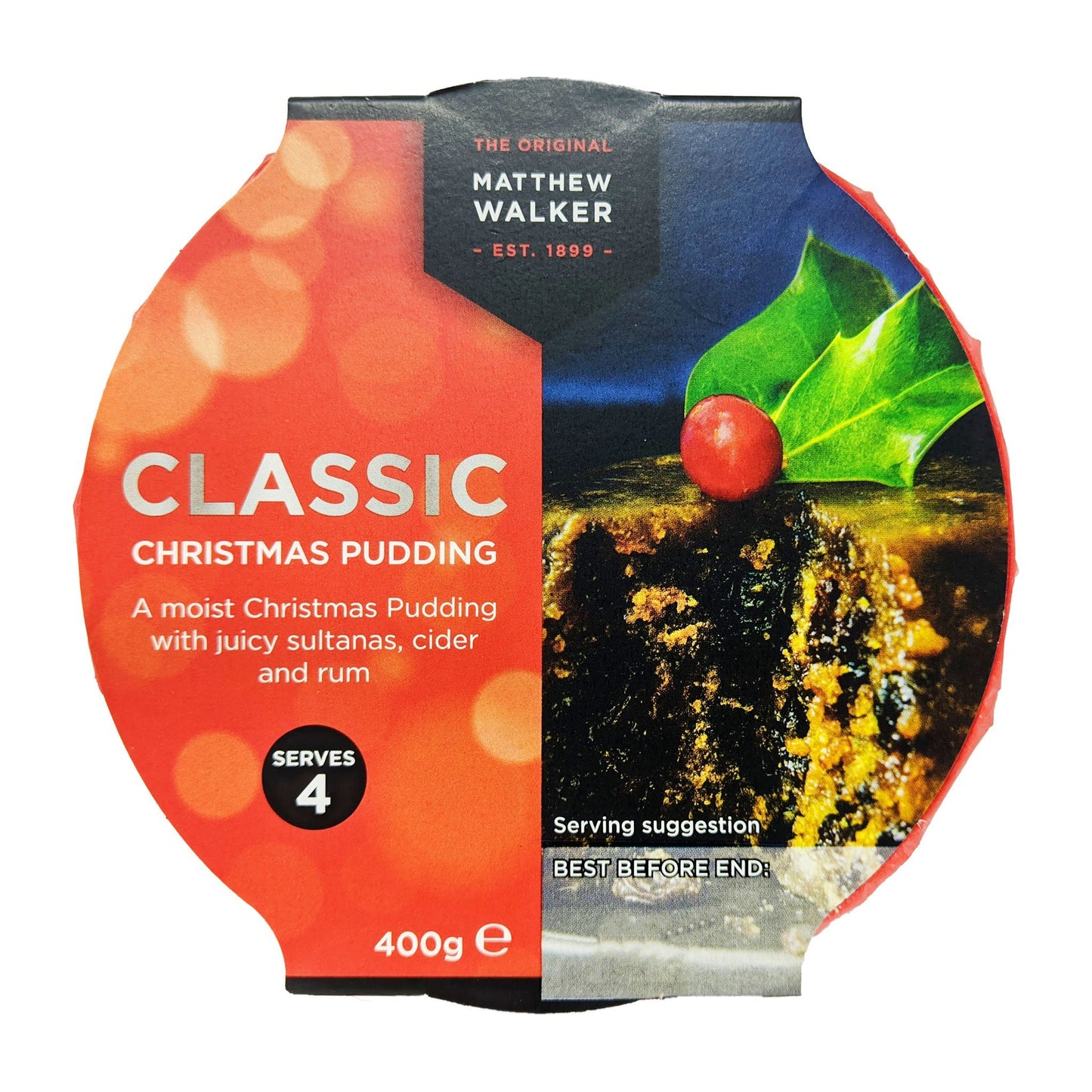 Matthew Walker Classic Christmas Pudding 400g - Blighty's British Store