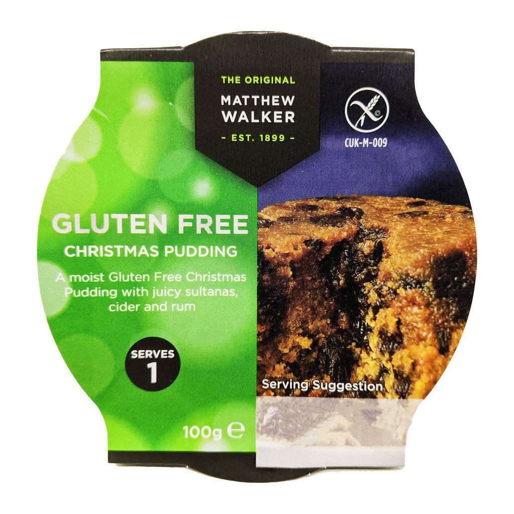 Matthew Walker Gluten Free Christmas Pudding 100g - Blighty's British Store