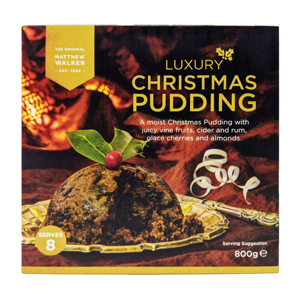 Matthew Walker Luxury Christmas Pudding 800g - Blighty's British Store