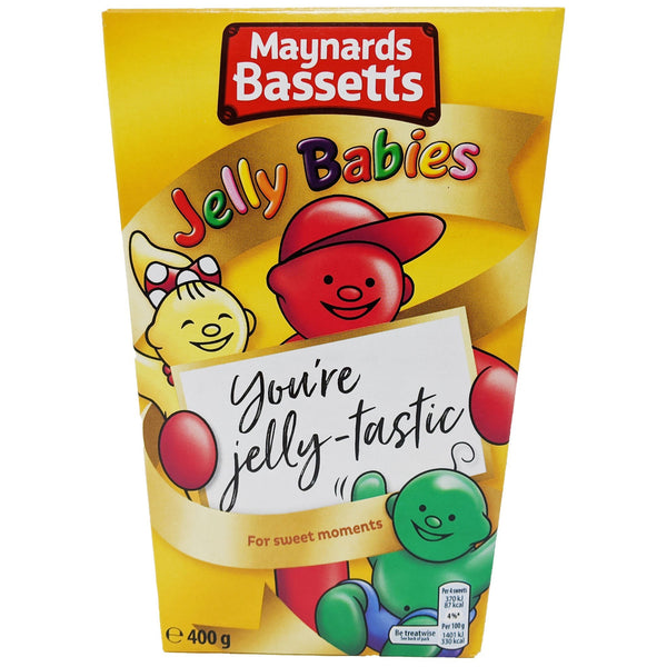 Maynards Bassetts Jelly Babies Carton 400g - Blighty's British Store