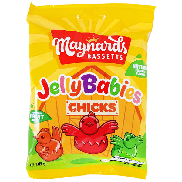 Maynards Bassetts Jelly Babies Chicks 165g - Blighty's British Store