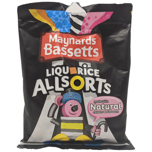 Maynards Bassetts Liquorice Allsorts 190g - Blighty's British Store