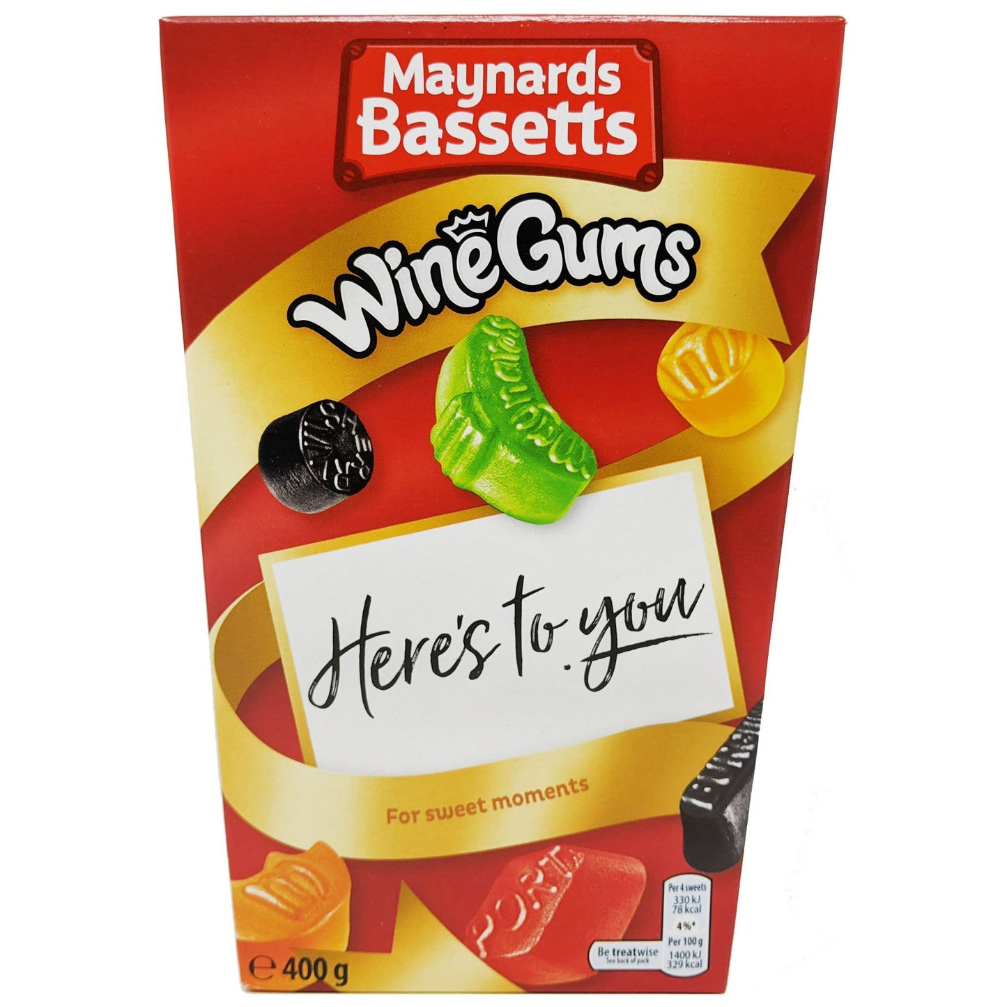 Maynards Bassetts Wine Gums Carton 400g - Blighty's British Store
