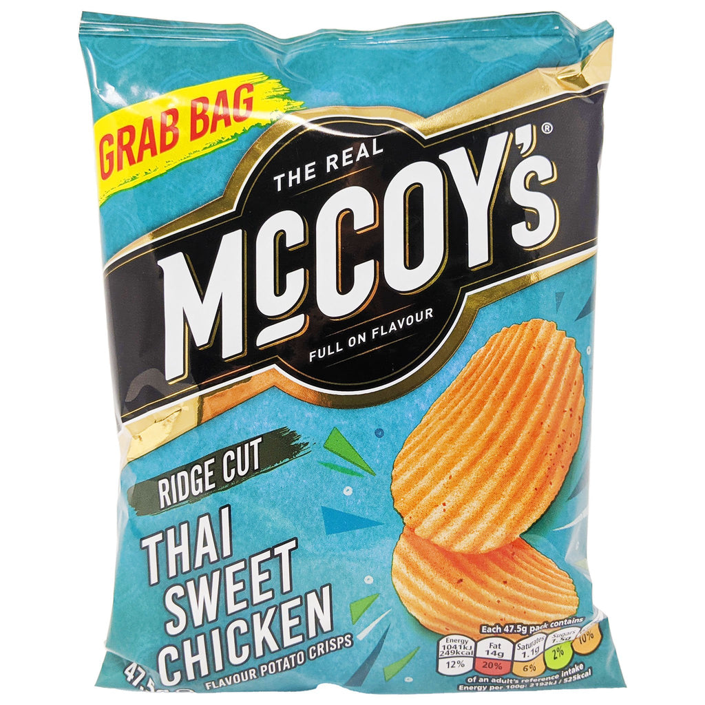 McCoy's Thai Sweet Chicken Crisps 47.5g - Blighty's British Store