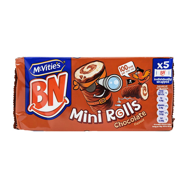 McVitie's BN Mini Rolls Chocolate 5 Pack (5 x 21.8g) - Blighty's British Store