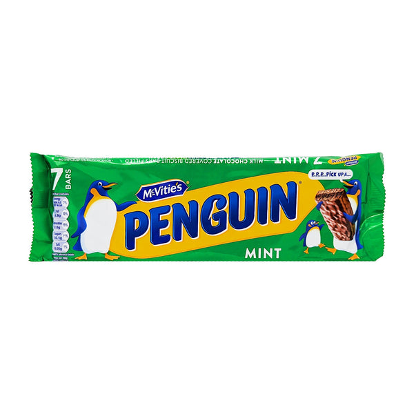 McVitie's Penguin Mint 7 Pack (7 x 24.6g) - Blighty's British Store