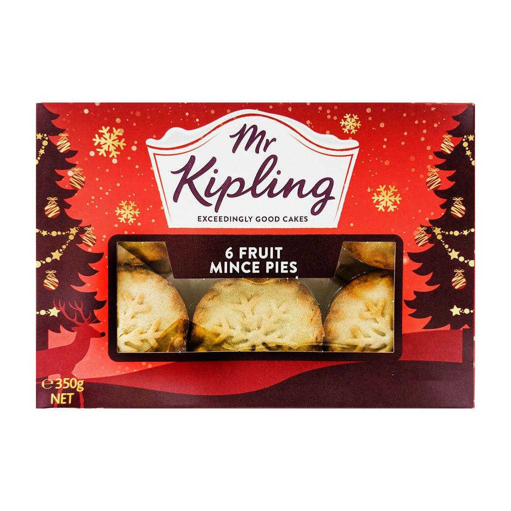 Mr Kipling 6 Fruit Mince Pies 350g - Blighty's British Store
