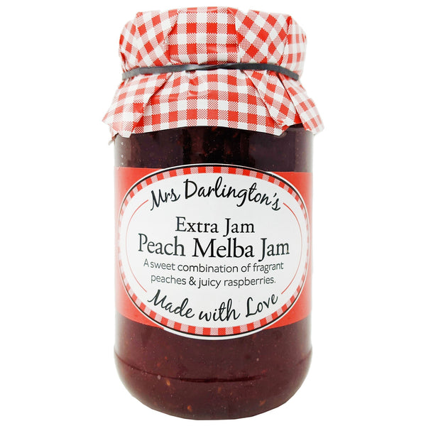 Mrs. Darlington's Extra Jam Peach Melba Jam 340g - Blighty's British Store
