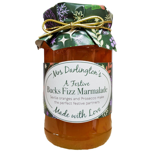 Mrs. Darlington's Festive Bucks Fizz Marmalade 340g - Blighty's British Store