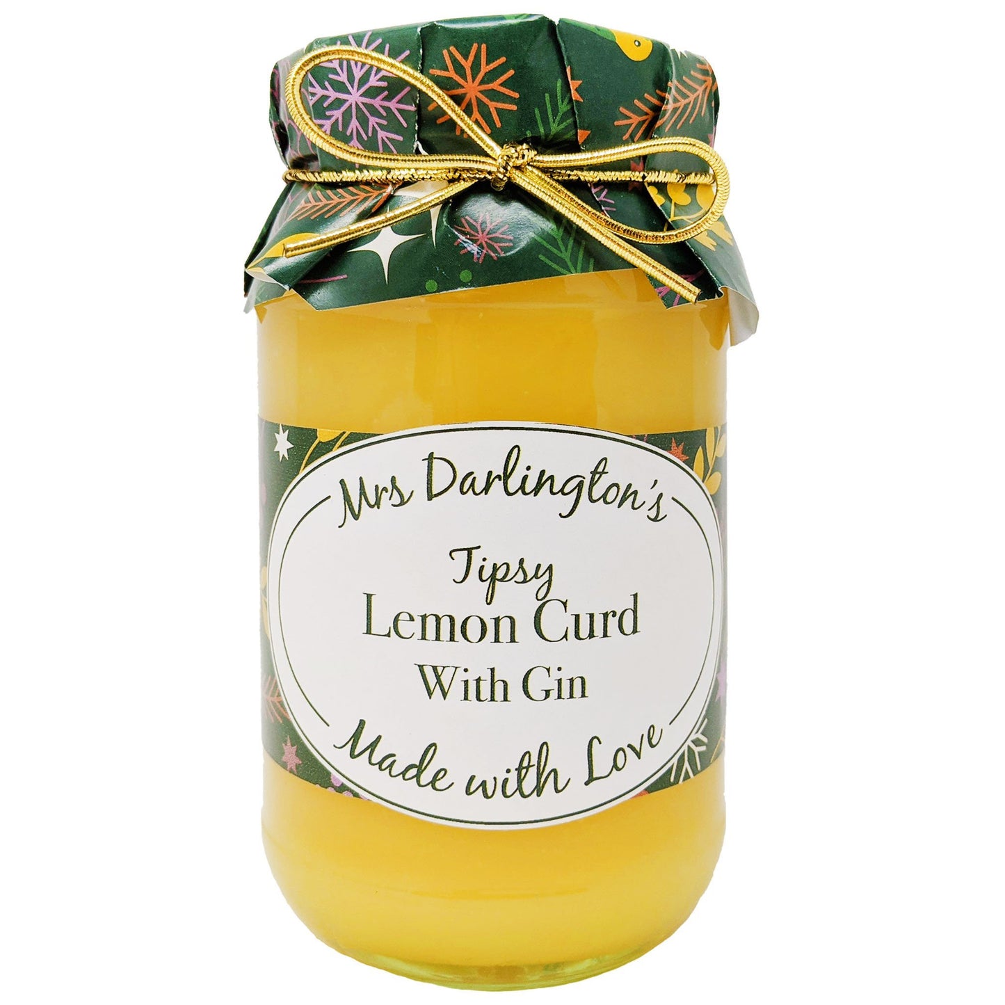 Mrs. Darlington's Tipsy Lemon Curd With Gin 320g - Blighty's British Store