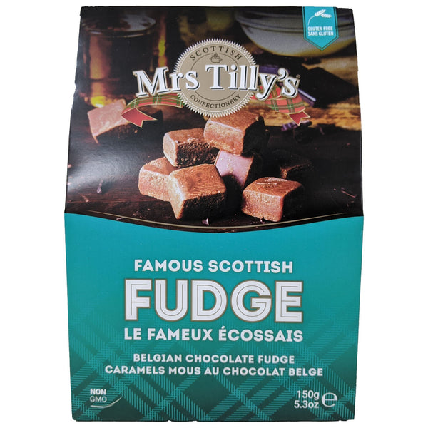 Mrs. Tilly's Famous Scottish Fudge Belgian Chocolate 150g - Blighty's British Store