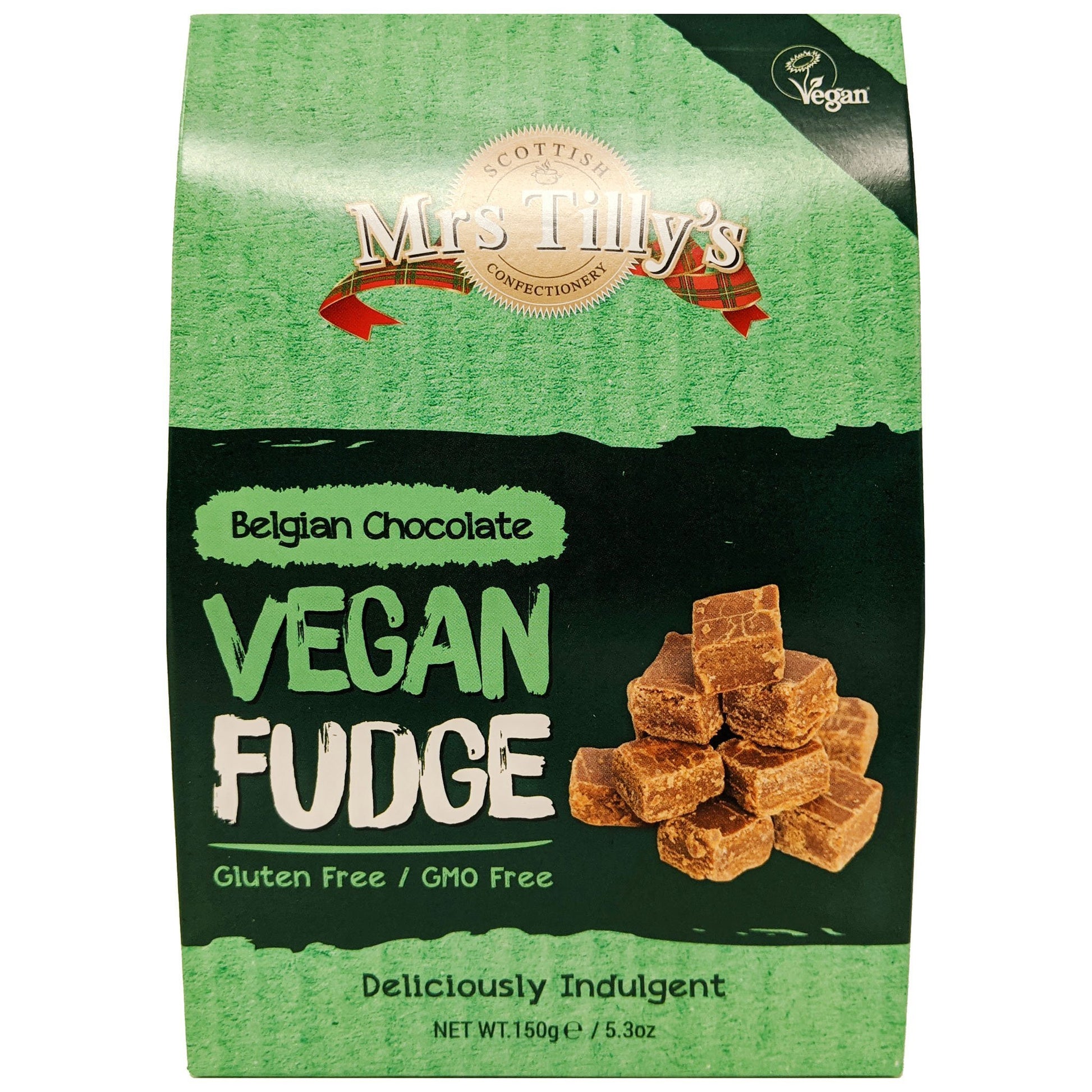 Mrs. Tilly's Vegan Belgian Chocolate Fudge 150g - Blighty's British Store