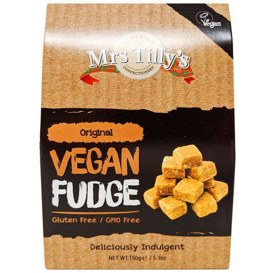 Mrs. Tilly's Vegan Original Fudge 150g - Blighty's British Store