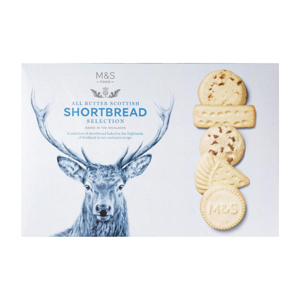 M&S All Butter Scottish Shortbread Selection Box 450g - Blighty's British Store