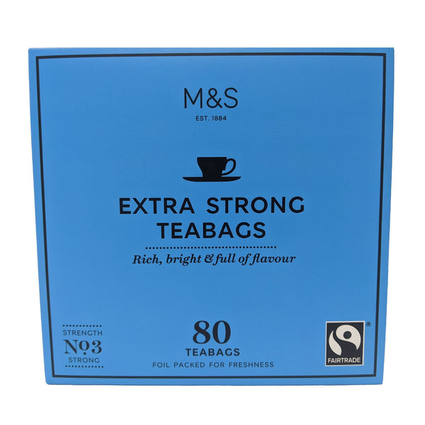 M&S Extra Strong Teabags 80 Bags - Blighty's British Store