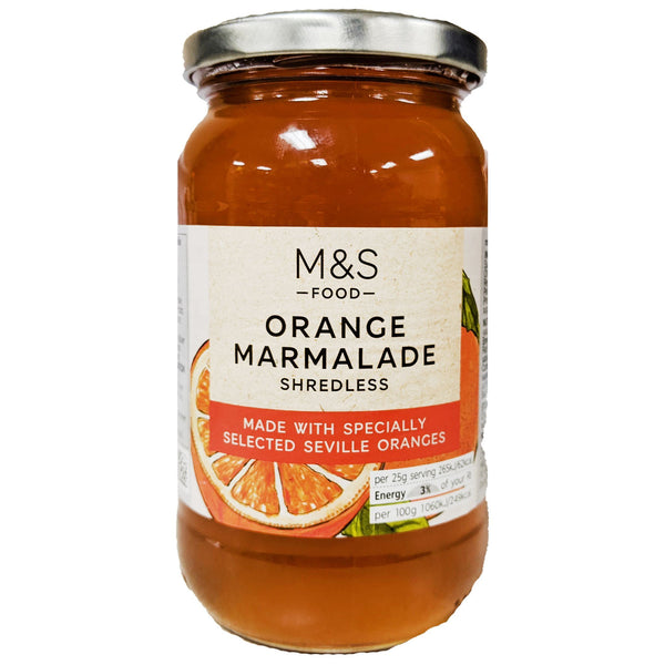 M&S Orange Marmalade Shredless 454g - Blighty's British Store