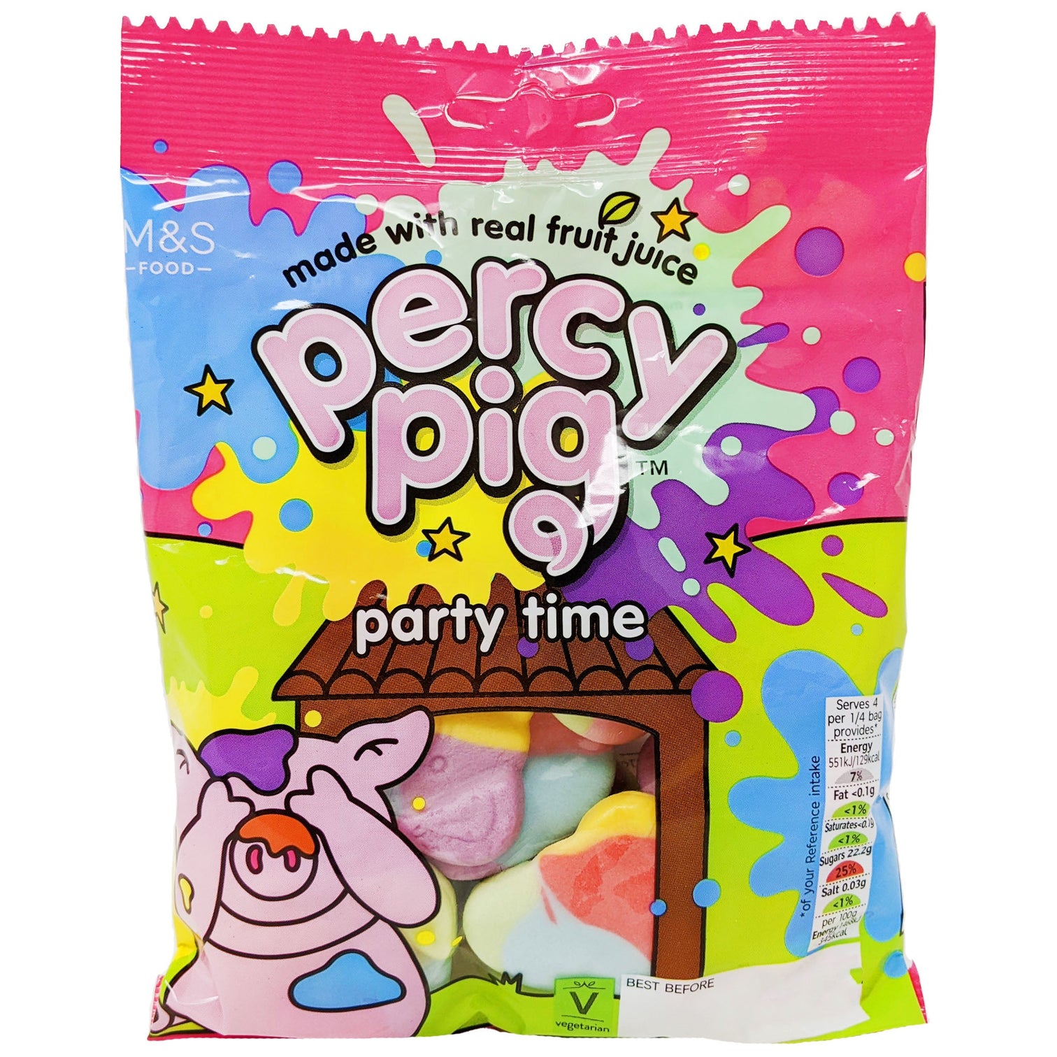 M&S Percy Pig Party Time 150g Blighty's British Store