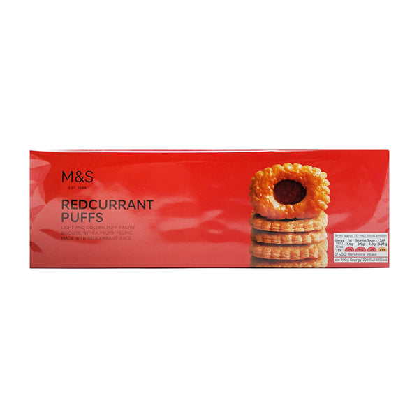 M&S Redcurrant Puffs Twin Pack (2 x 100g) - Blighty's British Store