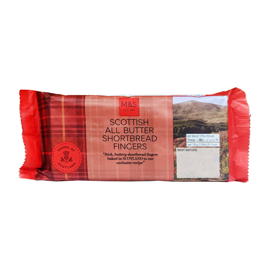 M&S Scottish All Butter Shortbread Fingers 210g - Blighty's British Store