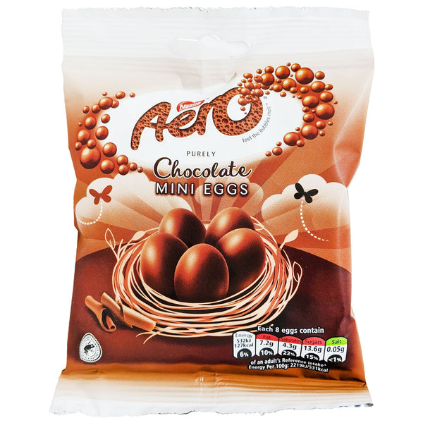 Nestle Aero Chocolate Mini Eggs 70g - Blighty's British Store