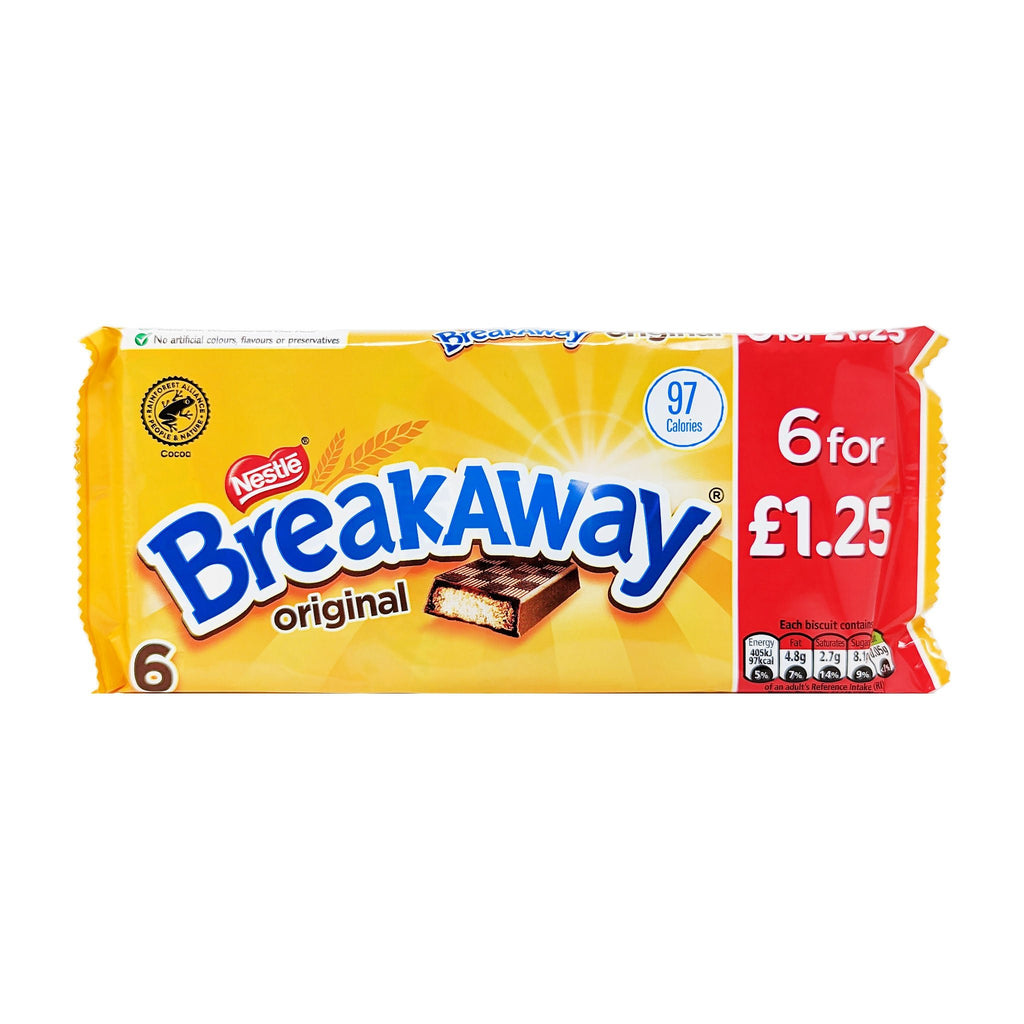 Nestle Breakaway Original 6 Pack (6 x 18g) - Blighty's British Store