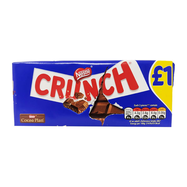 Nestle Crunch Sharing Block 100g - Blighty's British Store