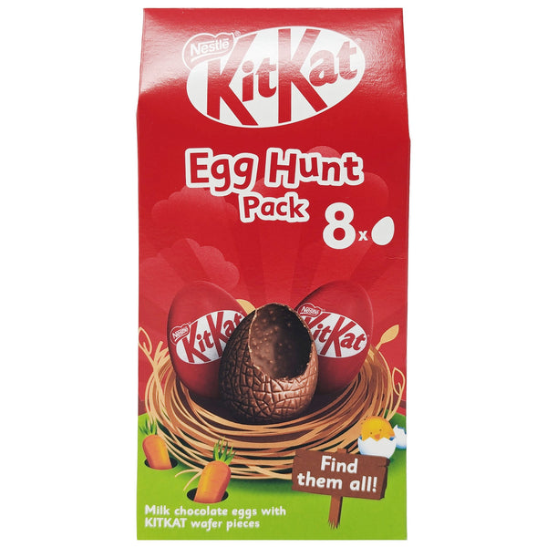 Nestle KitKat Egg Hunt 8 Pack 120g - Blighty's British Store