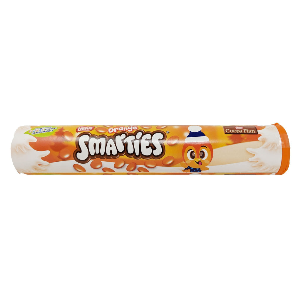 Nestle Orange Smarties Tube 130g - Blighty's British Store
