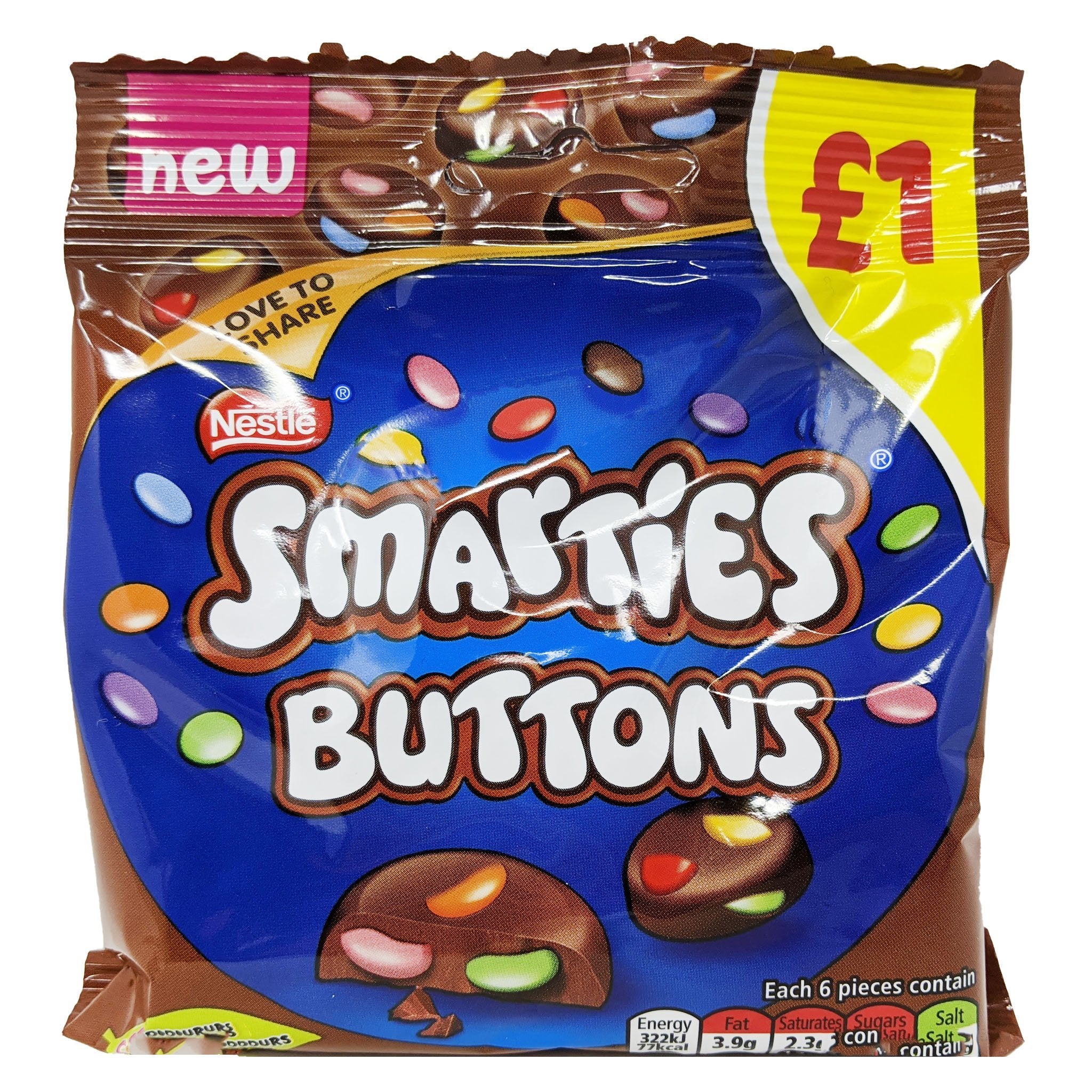Nestle Smarties Buttons 78g – Blighty's British Store