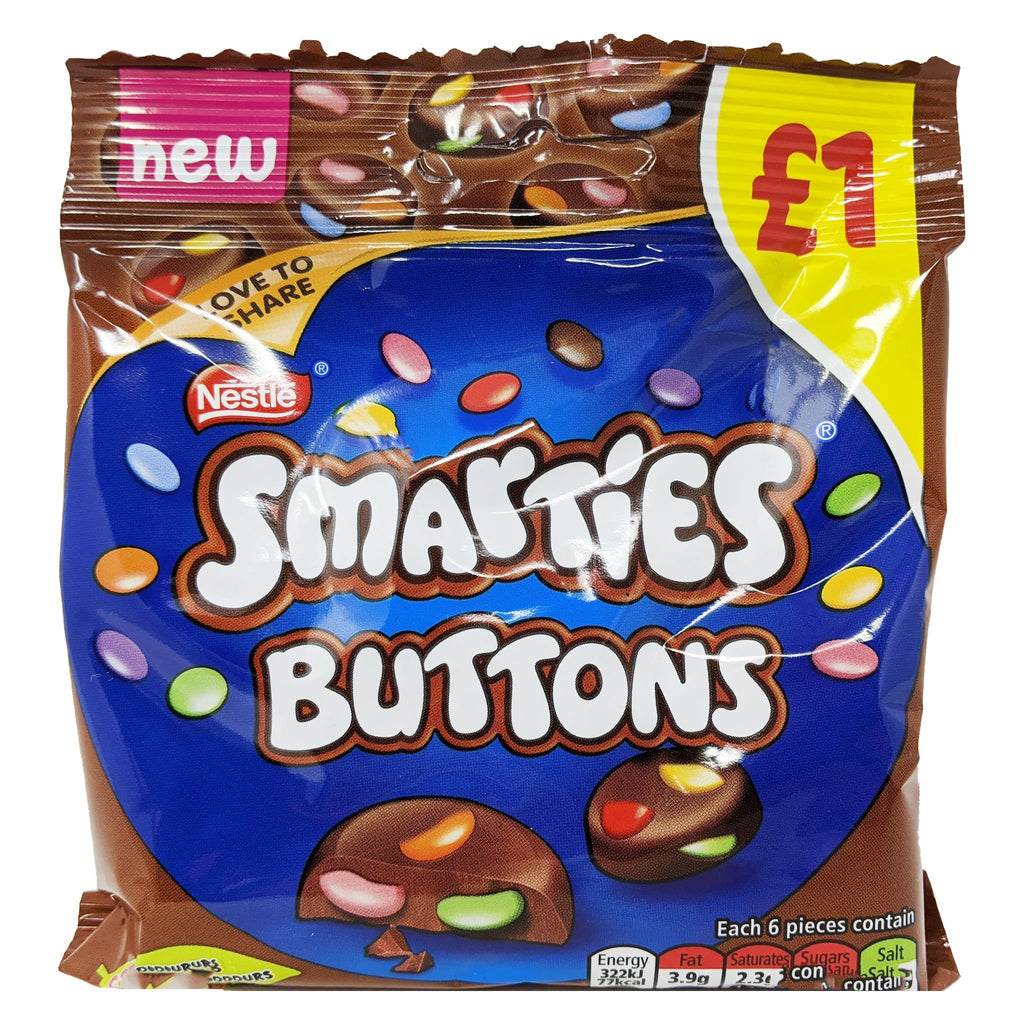 Nestle Smarties Buttons 78g - Blighty's British Store