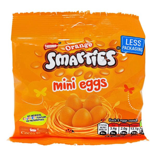 Nestle Smarties Orange Mini Eggs 80g - Blighty's British Store
