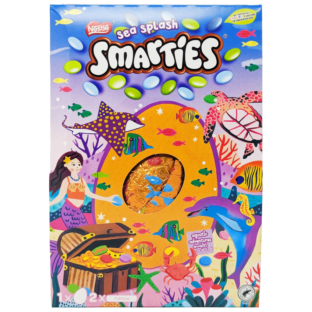 Nestle Smarties Sea Splash Easter Egg 226g - Blighty's British Store