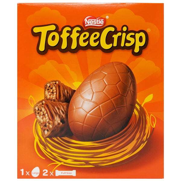 Nestle Toffee Crisp Easter Egg 256g - Blighty's British Store