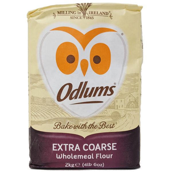 Odlums Extra Coarse Wholemeal Flour 2kg - Blighty's British Store