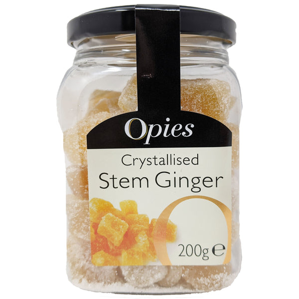 Opies Crystallised Stem Ginger 200g - Blighty's British Store
